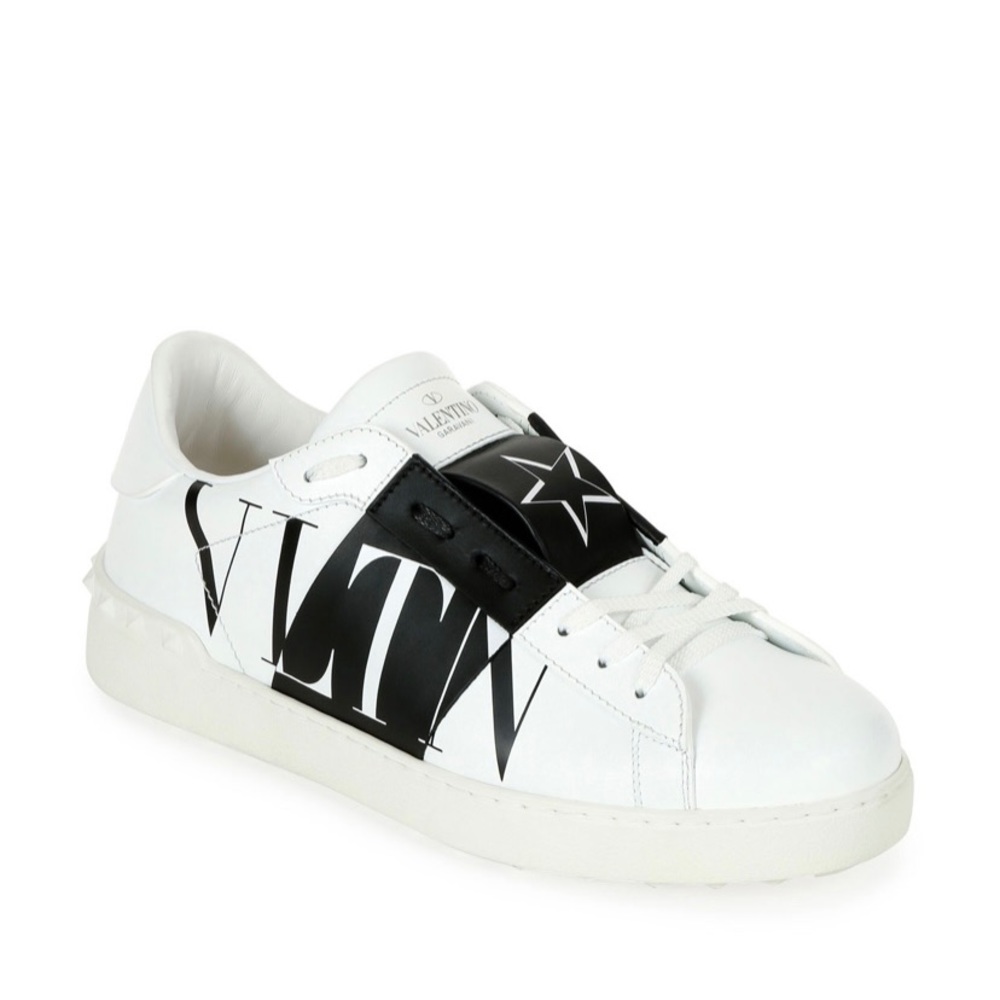 Valentino Men's Rockstud Walker Leather Sneakers